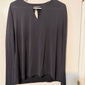 Chic Charcoal Women's Blouse